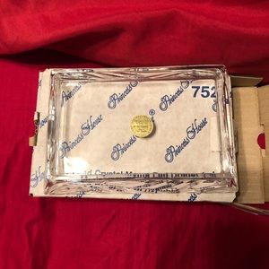 Crystal memo pad holder